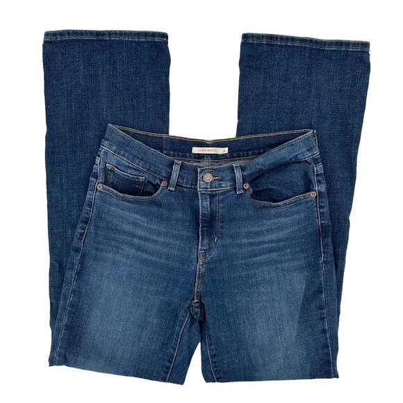 Levis Womens Classic Bootcut Jeans Blue Denim Size 6 - Picture 3 of 13